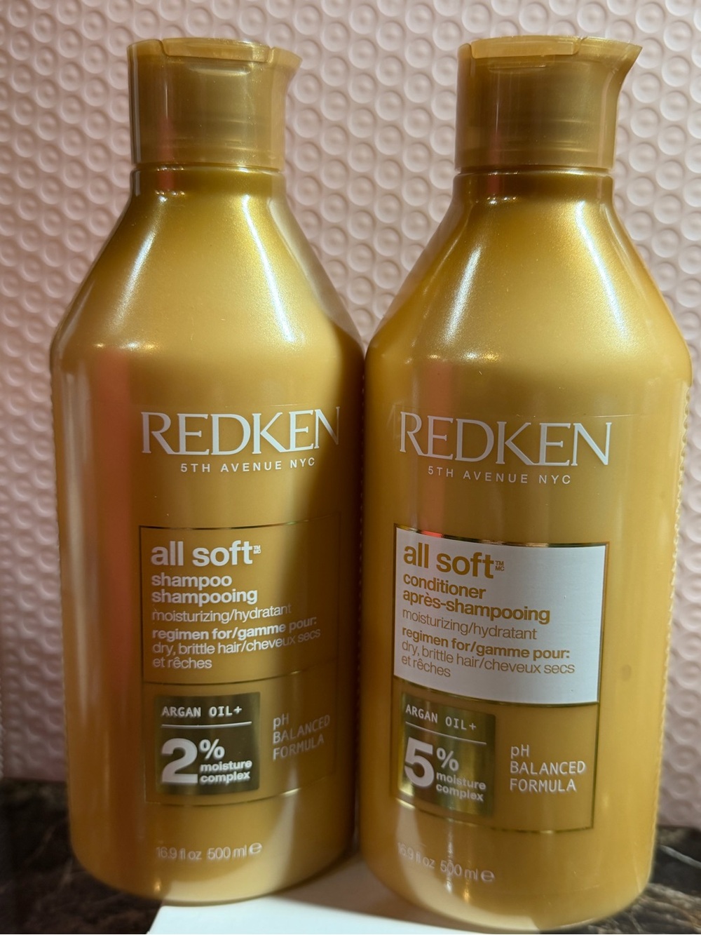 Large Size Redken All Soft Professional Size
Shampoo & Conditioner Set 16.9oz